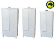 Quinn (Aussie Made) 2 Door / 2 Drawer Wardrobe Collection - Assorted Painted Colours - Starting From $1699 - Includes Free Optional Upgrade To Full Extension Runners (Valued Up To $500)