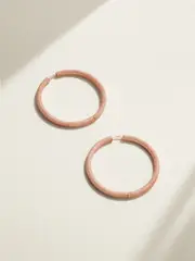 [Carolina Bucci] Carolina Bucci - Florentine 18-karat Rose Gold Hoop Earrings - One size One size Gold