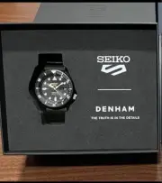 Seiko 5 Sports SBSA283 DENHAM Limited Edition Automatic New From Japan F/S