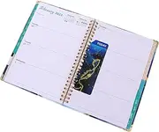 HAPINARY Roll Coil Schedule Book Planner Flip Design for Daily Priorities for Students Teachers and Professionals Calendar with Binding and Off Pages