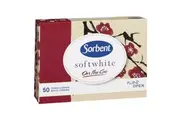 Sorbent Soft White On the Go Facial Tissues 50s