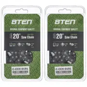 Chainsaw Chain 20 Inch .063 3/8 72DL for Stihl 039 038 036 041 064 032 2-Pack