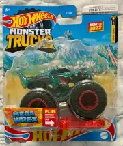 Hot Wheels 2022 Monster Trucks Crash Squad #3/4 MEGA WREX #HCP82 1:64 Scale
