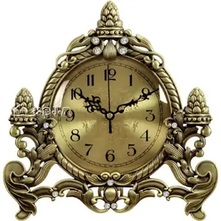 台鐘歐式復古金屬座鐘客廳鐘錶裝飾擺件台鐘時尚靜音創意臥室石英鐘錶YXS 【年終特惠】