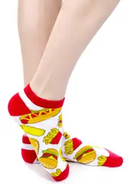 Junk Food Junkie Ankle Socks