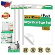 Large Format 25x30 Inch Self-Stick Flip Chart Paper - Perfect for Presentations