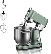 Stand Mixer for Baking, 7L Food Mixers for Baking, Splash Guard, 800W Tilt-Head Food Mixer, Electric Kitchen Mixer with Bowl, Dough Hook, Wire Whip & Beater