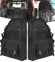 Roll Bar Storage Bag Multi-pocket Rear Cargo Organizers Saddlebag Compatible ...