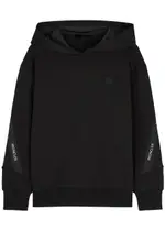 Moncler Logo-trimmed Hooded Cotton Sweatshirt - Black - M M