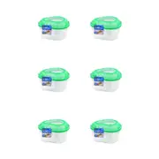 6PK Dudley's World Of Pets Reptile/Critter Tank Closure Small Assorted 21x13cm