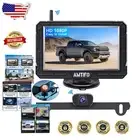 Digital HD 1080P Wireless Backup Camera with Dual Channel for Safe Reversing