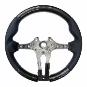 4-Series F82/F83 15-19 2D Carbon Fiber Gray Leather Carbon-Black Wood CF for BMW (for: BMW)