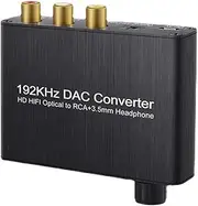 192KHz Converter Digital to Analog Converter with Headphone Amplifier Built-in Bluetooth Receiver Music Player Easy to Use