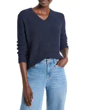 Nic+Zoe Crimpy Cord Sweater