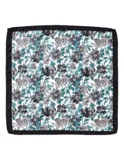 [Dom Bagnato] Rose Selvatica Silk Pochette in Black & White