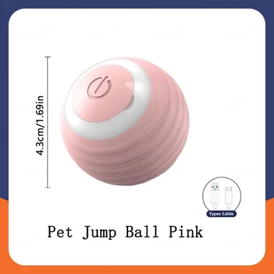 New Smart Pet Toy Ball Electric Interactive Game Automatic Jumping Rolling Ball