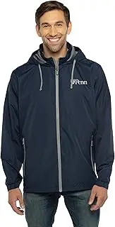 Vantage Apparel Men's Collegiate Premium Lightweight Packable Hooded Wind Jacket, Pennsylvania Quakers, Small