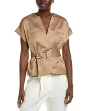 Peserico Linen-Blend Blazer