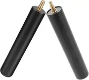 HANABASS 2 Pcs Billiards Cue Extension Rods Aluminium Alloy Pool Stick Extender for Enhanced Control and Comfort Billiard Games for Home and Clubs