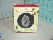 NEW dinged box 2003 Waterford crystal songs of Christmas 18th ornament boxed tag