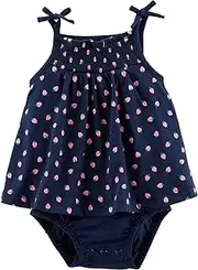 [Carter's] Baby Girls Strawberry Tank Sunsuit