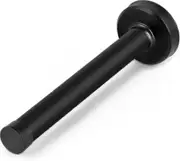 Door Stops, 6 Inch Long Door Stopper, Wall Mount, Heavy Duty Solid Black Doorstop Brushed Stainless Steel With Soft Rubber Bumper Tips black 6 Inch