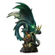 The Protector Realm Illuminated Dragon Sculpture
