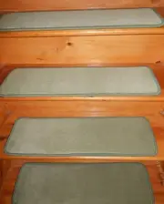 13 = Step 9" x 30" + 1 Landing 29" x 30" Stair Treads Tufted Wool Carpet .