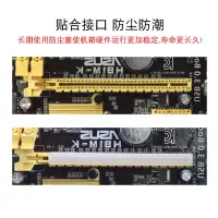 在飛比找Yahoo!奇摩拍賣優惠-金手指PCI-EX16顯卡 插槽防塵膠條 臺式電腦主板保護膠