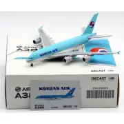 AIRBUS A380 KOREAN AIR REG HL7622 WITH ANTENNA - JCWINGS JCEW4388015 1/400