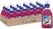 Pop Tops Apple and Blackcurrant Fruit Juice Drink, 4 x 6 x 250ml (24 bottles total)