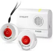Caregiver Pager Wireless Call Buttons for Elderly Monitoring SOS Alert System Po