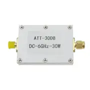 DC-6GHz 30DB RF Attenuator fixed Attenuator SMA Female+SMA Male for Power Meter