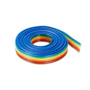 1Pack 6 Pins IDC Wire Flat Ribbon Cable 3.3 Ft 1.27mm Pitch Jumper Wires