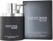 Myrurgia Yacht Man Black Eau de Toilette Vaporisateur Spray for Him, 100ml
