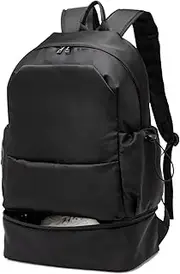 [seyfocnia] Gym Backpack for Men,Waterproof Backpack With Shoe Compartment Lightweight Travel Backpack