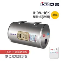 在飛比找momo購物網優惠-【ICB亞昌工業】8加侖 6KW 橫式吸頂 數位電能熱水器 