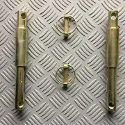 Tractor Lower Link Pins, Cat 1 / Cat 2, Stepped pins, with Linch Pins, pair