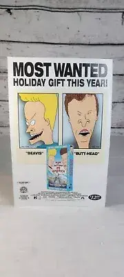 1997 Beavis & Butt-Head Movie Comic Ad Vintage Print/Poster Official Promo