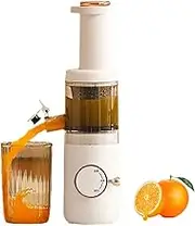 120W Powerful Masticating Juicer,Fully Automatic Juicer,Powerful Masticating Juicer,1.36KG 500ML Juice Residue Separation Juicer,Juicers Whole Fruit and Vegetable,Easy to Clean,Low Noise,for Processin