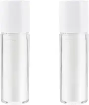 WOFASHPURET 2Pcs Portable Vacuum Lotion Bottles Airless Pump Containers for Travel Reusable Cosmetic Sub Bottles for Serums and Creams for Skincare and Makeup