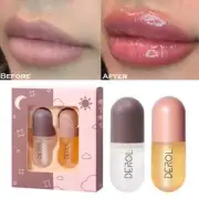 Day Night Lips Plumper Oil Moisturizing Serum Cosmetic Sexy Lip Gloss Makeup