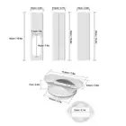 AC Window Vent Kit Heat Resistance Air Conditioner Window Kit For Office