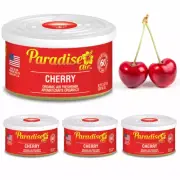 4 Pc Paradise Organic Air Freshener Cherry Scent Fiber Can Home Office Car Aroma