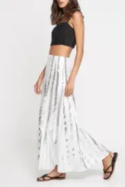 Sass & Bide Gorgeous The Bright Light Ivory Long Skirt Size s&b38 AU8 US4