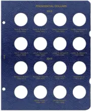 Whitman US Presidential Dollar Coin Album Page 2015-2016#4448