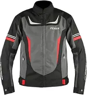 Protective Motorcycle Jackets, Wear-Resistant Jacket for Men, with Ce Armored, Removeable Lining, All-Season, for Motorbike Riding, Windproof, Waterproof(Size:XL,Color:Grey)
