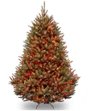 National Tree Company 7.5ft Natural Fraser Medium Fir Hinged Tree