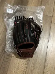 Wilson A2000 11.5" 1786 Pro Stock Brown Black H Web Baseball Glove