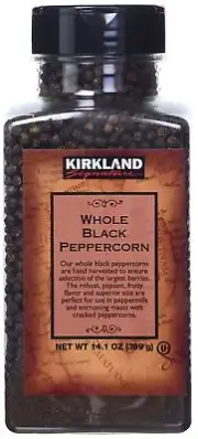 Kirkland Signature Whole Black Peppercorns, 14.1 oz